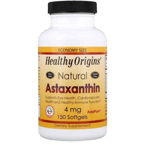 <img alt="Healthy Origins Astaxanthin -- 4 mg - 150 Softgels" title="Healthy Origins Astaxanthin -- 4 mg - 150 Softgels,603573849160"