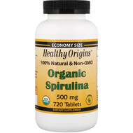 <img alt="Healthy Origins Organic Spirulina -- 500 mg - 720 Tablets" title="Healthy Origins Organic Spirulina -- 500 mg - 720 Tablets,603573882396"