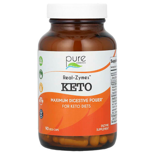 <img alt="Pure Essence, Real-Zymes Keto, 90 Vegi-Caps" title="Pure Essence, Real-Zymes Keto, 90 Vegi-Caps,659670905032"