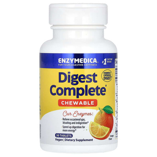 <img alt="Enzymedica, Chewable Digest Complete, Orange, 30 Tablets" title="Enzymedica, Chewable Digest Complete, Orange, 30 Tablets,670480130421"
