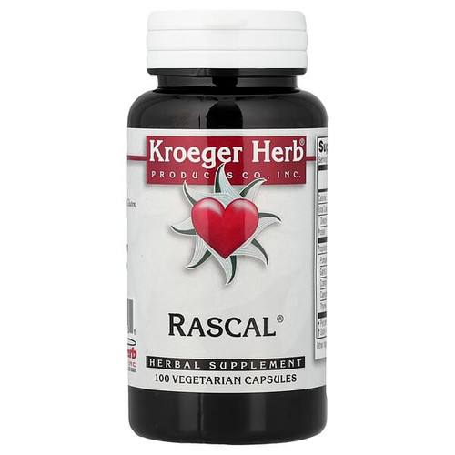 <img alt="Kroeger Herb Co, Rascal, 100 Vegetarian Capsules" title="Kroeger Herb Co, Rascal, 100 Vegetarian Capsules,696916100301"