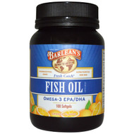 <img alt="Barleans Fresh Catch Fish Oil Orange -- 100 Softgels" title="Barleans Fresh Catch Fish Oil Orange -- 100 Softgels,705875610070"