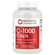 <img alt="Protocol for Life Balance, C-1000 Caps with Bioflavonoids & Rutin, 120 Veg Capsules" title="Protocol for Life Balance, C-1000 Caps with Bioflavonoids & Rutin, 120 Veg Capsules,707359106901"