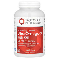 <img alt="Protocol for Life Balance, Molecularly Distilled Ultra Omega-3 Fish Oil, 180 Softgels" title="Protocol for Life Balance, Molecularly Distilled Ultra Omega-3 Fish Oil, 180 Softgels,707359116627"