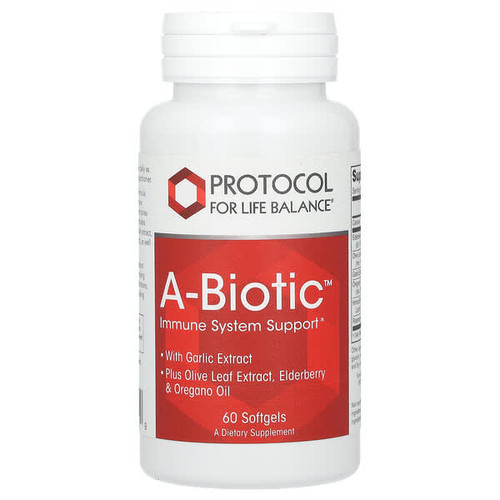 <img alt="Protocol for Life Balance, A-Biotic, Immune System Support, 60 Softgels" title="Protocol for Life Balance, A-Biotic, Immune System Support, 60 Softgels,707359118119"