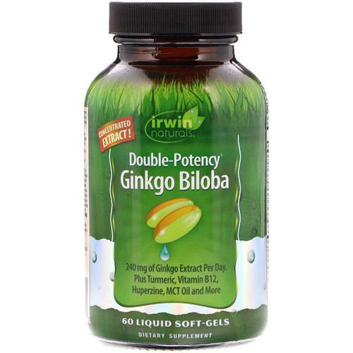 <img alt="Irwin Naturals Double-Potency Ginkgo Biloba -- 60 Liquid Softgels" title="Irwin Naturals Double-Potency Ginkgo Biloba -- 60 Liquid Softgels,710363593520"