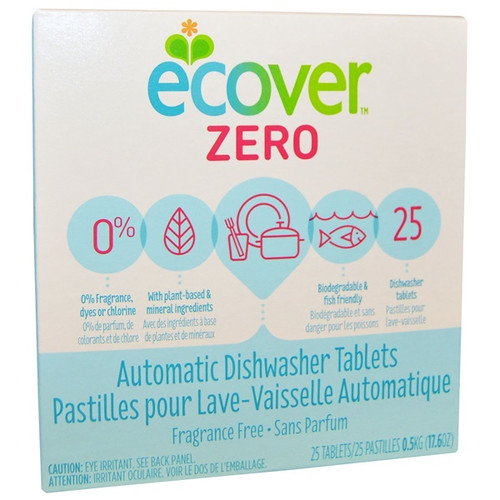 <img alt="Ecover Zero Automatic Dishwashing Tablets -- 25 Tablets" title="Ecover Zero Automatic Dishwashing Tablets -- 25 Tablets,728997240031"