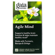 <img alt="Gaia Herbs, Agile Mind, 60 Vegan Liquid Phyto-Caps" title="Gaia Herbs, Agile Mind, 60 Vegan Liquid Phyto-Caps,751063150804"