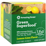 <img alt="Amazing Grass Green Superfood Effervescent Greens Lemon-Lime -- 6 Tubes 10 Tablets Each" title="Amazing Grass Green Superfood Effervescent Greens Lemon-Lime -- 6 Tubes 10 Tablets Each,829835005482"