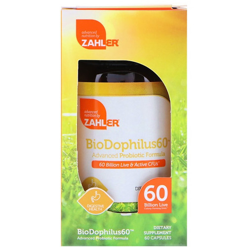 <img alt="Zahler BioDophilus60 -- 60 billion CFU - 60 Capsules" title="Zahler BioDophilus60 -- 60 billion CFU - 60 Capsules,848998080303"