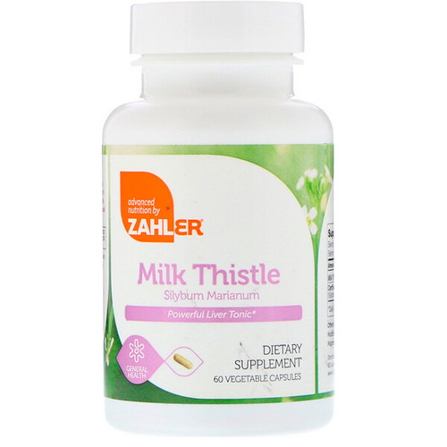 <img alt="Zahler Milk Thistle Silybum Marianum -- 60 Capsules" title="Zahler Milk Thistle Silybum Marianum -- 60 Capsules,848998081317"