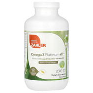 <img alt="Zahler, Omega 3 Platinum+D, Advanced Omega 3 Fish Oil + Vitamin D3, 360 Softgels (1,000 mg per Softgel)" title="Zahler, Omega 3 Platinum+D, Advanced Omega 3 Fish Oil + Vitamin D3, 360 Softgels (1,000 mg per Softgel),848998081805"