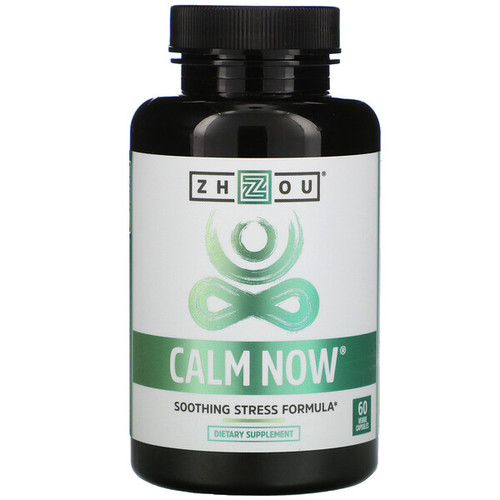 <img alt="Zhou Nutrition, Calm Now, Soothing Stress Formula, 60 Veggie Capsules" title="Zhou Nutrition, Calm Now, Soothing Stress Formula, 60 Veggie Capsules,859805006034"