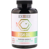 <img alt="Zhou Fish Oil -- 180 Enteric Coated Softgels" title="Zhou Fish Oil -- 180 Enteric Coated Softgels,859805006843"