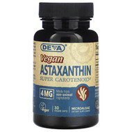 <img alt="Deva, Vegan Astaxanthin, 4 mg, 30 Vegan Caps" title="Deva, Vegan Astaxanthin, 4 mg, 30 Vegan Caps,895634000089"