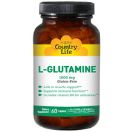 <img alt="Country Life Amino Acids L-Glutamine -- 1000 mg - 60 Tablets" title="Country Life Amino Acids L-Glutamine -- 1000 mg - 60 Tablets,015794011910"