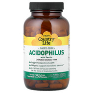 <img alt="Country Life, Acidophilus with Pectin, 250 Vegan Capsules" title="Country Life, Acidophilus with Pectin, 250 Vegan Capsules,015794030522"
