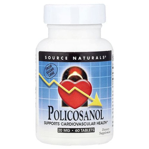 <img alt="Source Naturals, Policosanol, 20 mg, 60 Tablets" title="Source Naturals, Policosanol, 20 mg, 60 Tablets,021078018872"