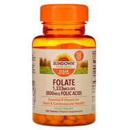 <img alt="Sundown Naturals, Folic Acid, 800 mcg, 100 Tablets" title="Sundown Naturals, Folic Acid, 800 mcg, 100 Tablets,030768006761"