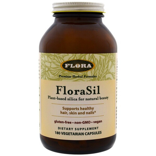 <img alt="Flora, FloraSil, Plant Based Silica for Natural Beauty, 180 Veggie Caps" title="Flora, FloraSil, Plant Based Silica for Natural Beauty, 180 Veggie Caps,061998614358"