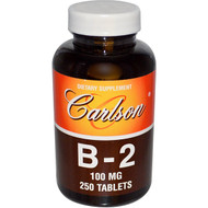 <img alt="Carlson Vitamin B-2 Riboflavin -- 100 mg - 250 Tablets" title="Carlson Vitamin B-2 Riboflavin -- 100 mg - 250 Tablets,088395022128"