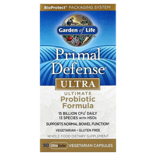 <img alt="Garden of Life, Primal Defense, Ultra, Ultimate Probiotic Formula, 90 UltraZorbe Vegetarian Capsules" title="Garden of Life, Primal Defense, Ultra, Ultimate Probiotic Formula, 90 UltraZorbe Vegetarian Capsules,658010112352"
