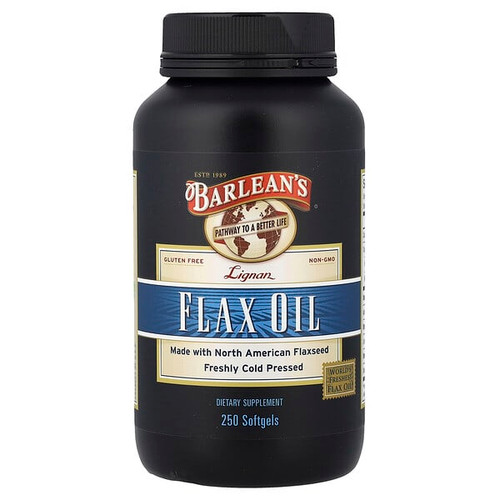 <img alt="Barleans, Lignan Flax Oil, 250 Softgels" title="Barleans, Lignan Flax Oil, 250 Softgels,705875100083"