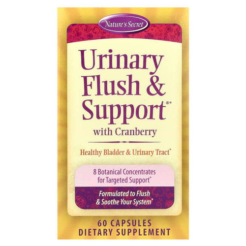 <img alt="Natures Secret, Urinary Flush & Support with Cranberry, 60 Capsules" title="Natures Secret, Urinary Flush & Support with Cranberry, 60 Capsules,710363255626"