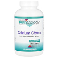 <img alt="Nutricology, Calcium Citrate, 150 mg , 180 Vegetarian Capsules" title="Nutricology, Calcium Citrate, 150 mg , 180 Vegetarian Capsules,713947502307"