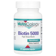 <img alt="Nutricology, Biotin 5000, 5,000 mcg , 60 Vegetarian Capsules" title="Nutricology, Biotin 5000, 5,000 mcg , 60 Vegetarian Capsules,713947503502"