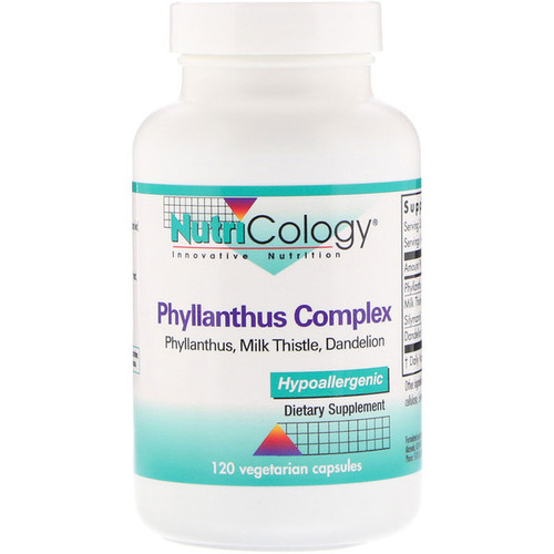 <img alt="Nutricology, Phyllanthus Complex, 120 Vegetarian Capsules" title="Nutricology, Phyllanthus Complex, 120 Vegetarian Capsules,713947507500"