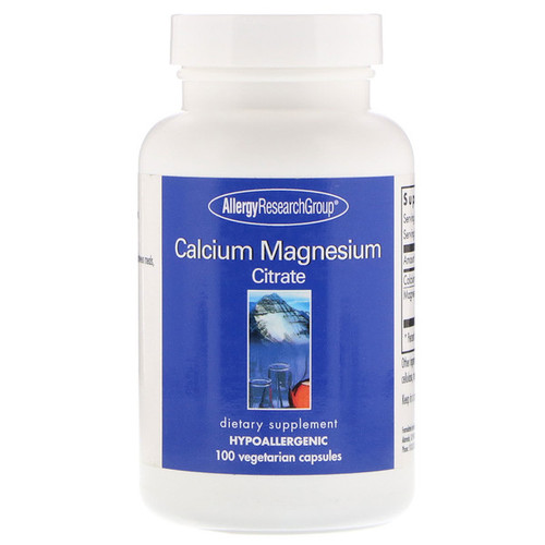 <img alt="Allergy Research Group Calcium Magnesium Citrate -- 100 Vegetarian Capsules" title="Allergy Research Group Calcium Magnesium Citrate -- 100 Vegetarian Capsules,713947719804"