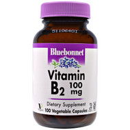 <img alt="Bluebonnet Nutrition Vitamin B2 -- 100 mg - 100 Vegetable Capsules" title="Bluebonnet Nutrition Vitamin B2 -- 100 mg - 100 Vegetable Capsules,743715004269"