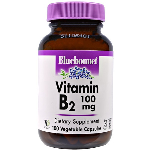 <img alt="Bluebonnet Nutrition Vitamin B2 -- 100 mg - 100 Vegetable Capsules" title="Bluebonnet Nutrition Vitamin B2 -- 100 mg - 100 Vegetable Capsules,743715004269"