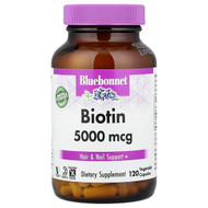 <img alt="Bluebonnet Nutrition, Biotin, 5,000 mcg, 120 Vegetable Capsules" title="Bluebonnet Nutrition, Biotin, 5,000 mcg, 120 Vegetable Capsules,743715004481"