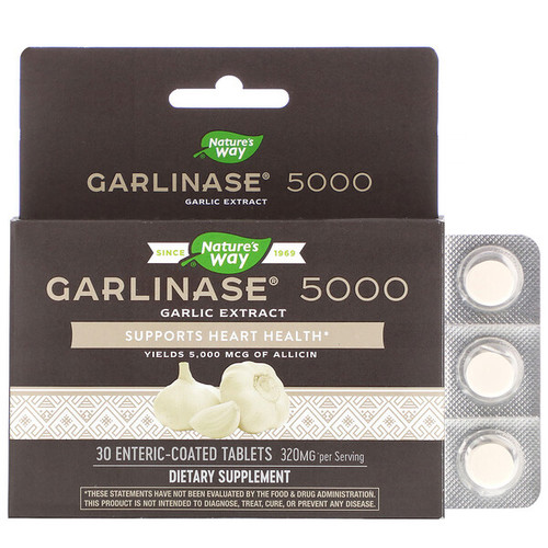 <img alt="Enzymatic Therapy, Garlinase 5000, 30 Enteric-Coated Tablets" title="Enzymatic Therapy, Garlinase 5000, 30 Enteric-Coated Tablets,763948085033"