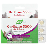 <img alt="Natures Way, Garlinase 5000, Garlic Extract, 320 mg, 30 Vegan Enteric-Coated Tablets" title="Natures Way, Garlinase 5000, Garlic Extract, 320 mg, 30 Vegan Enteric-Coated Tablets,763948085033"