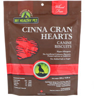 <img alt="Holistic Blend, My Healthy Pet, Cinna Cran Hearts, Canine Biscuits, 8.29 oz (235 g)" title="Holistic Blend, My Healthy Pet, Cinna Cran Hearts, Canine Biscuits, 8.29 oz (235 g),690340072012"