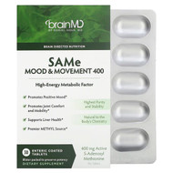 <img alt="BrainMD, SAMe, Mood & Movement 400, 400 mg, 30 Enteric Coated Tablets" title="BrainMD, SAMe, Mood & Movement 400, 400 mg, 30 Enteric Coated Tablets,857568003246"