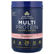 <img alt="Ancient Nutrition, Multi Protein, Animal-Based, Strawberry, 1.14 lb (518 g)" title="Ancient Nutrition, Multi Protein, Animal-Based, Strawberry, 1.14 lb (518 g),816401028693"