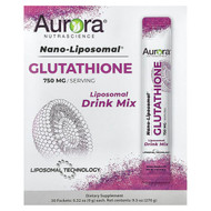 <img alt="Aurora Nutrascience, Nano-Liposomal, Glutathione, Liposomal Drink Mix, 30 Packets, 0.32 oz (9 g) Each" title="Aurora Nutrascience, Nano-Liposomal, Glutathione, Liposomal Drink Mix, 30 Packets, 0.32 oz (9 g) Each,628504648612"
