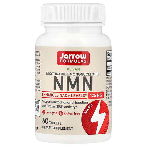 <img alt="Jarrow Formulas, Vegan NMN, 125 mg, 60 Tablets" title="Jarrow Formulas, Vegan NMN, 125 mg, 60 Tablets,790011260233"