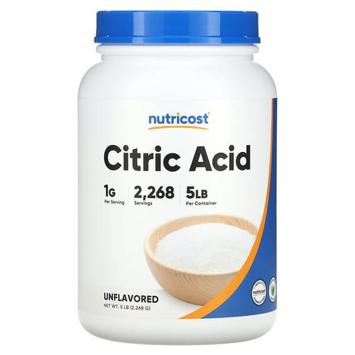 <img alt="Nutricost, Citric Acid, Unflavored, 5 lb (2,268 g)" title="Nutricost, Citric Acid, Unflavored, 5 lb (2,268 g),810014673905"