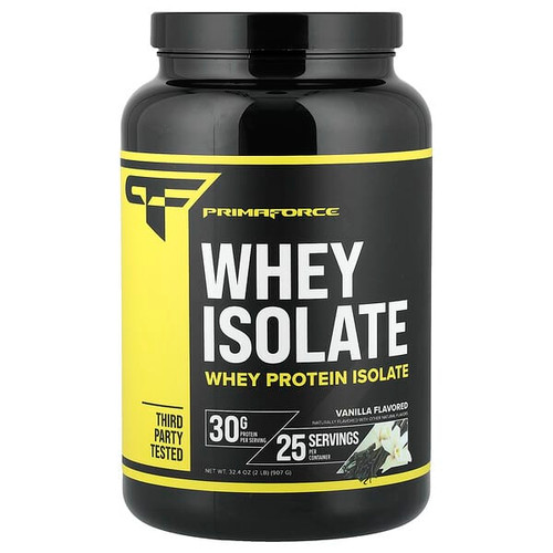 <img alt="Primaforce, Whey Protein Isolate, Vanilla, 2 lb (907 g)" title="Primaforce, Whey Protein Isolate, Vanilla, 2 lb (907 g),811445020634"