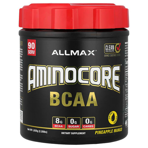 <img alt="ALLMAX, AMINOCORE BCAA, Pineapple Mango, 2.28 lbs (1,035 g)" title="ALLMAX, AMINOCORE BCAA, Pineapple Mango, 2.28 lbs (1,035 g),665553228747"