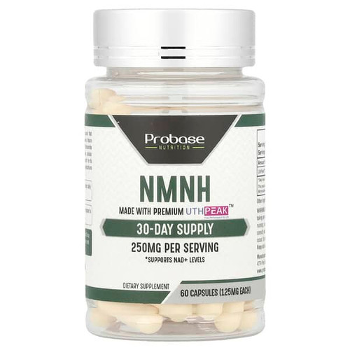 <img alt="Probase Nutrition, NMNH, 60 Capsules (125 mg per Capsule)" title="Probase Nutrition, NMNH, 60 Capsules (125 mg per Capsule),860012697601"