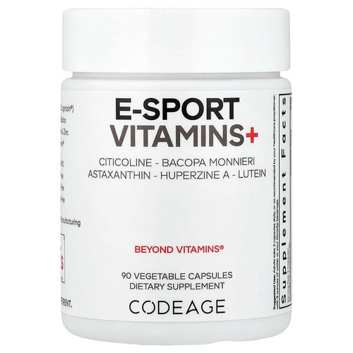 <img alt="Codeage, E-Sport Vitamins+, 90 Vegetable Capsules" title="Codeage, E-Sport Vitamins+, 90 Vegetable Capsules,850068815296"