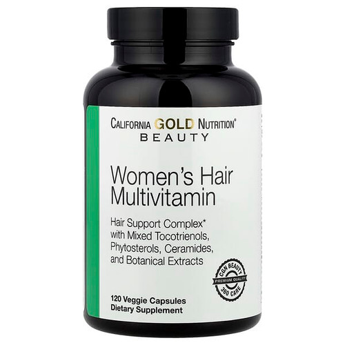 <img alt="California Gold Nutrition, Beauty, Womens Hair Multivitamin, 120 Veggie Capsules" title="California Gold Nutrition, Beauty, Womens Hair Multivitamin, 120 Veggie Capsules,898220025350"