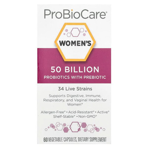 <img alt="ProBioCare, Womens Probiotics With Prebiotic, 50 Billion, 60 Vegetable Capsules" title="ProBioCare, Womens Probiotics With Prebiotic, 50 Billion, 60 Vegetable Capsules,766536039005"