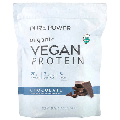 <img alt="Dr. Mercola, Pure Power, Organic Vegan Protein, Chocolate, 1 lb 3 oz (540 g)" title="Dr. Mercola, Pure Power, Organic Vegan Protein, Chocolate, 1 lb 3 oz (540 g),810094214111"